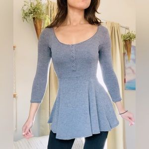 BDG peplum blouse